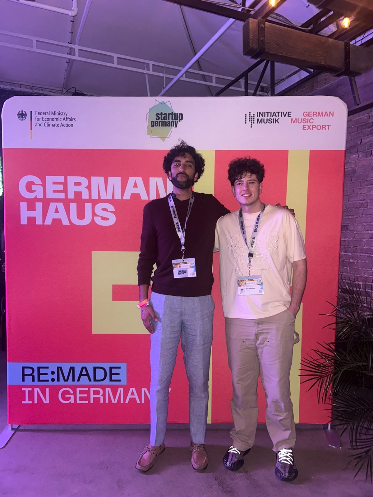 With roommate at SXSW